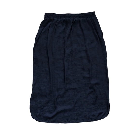 Urban Outfitters Silence + Noise Royal Blue Drawstring Midi Skirt Size Small - Picture 3 of 11